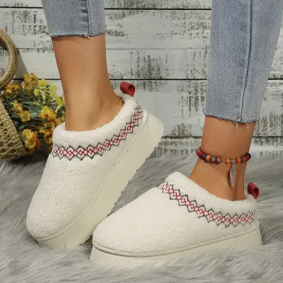  VELVET HALF SLIPPERS LACE 